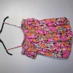 ELLE Y2K Floral Flowy Spaghetti Strap Top